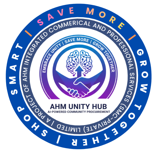 AHM Unity Hub – Lahore’s AI-Driven Community Buying Platform
– AHM UNITY HUB ® | AI DRIVEN COMMUNITY GROUP PROCUREMENT